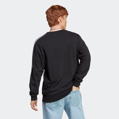 Blusão de Moletom sem Capuz adidas Essentials 3-Stripes - Masculino - Foto 6