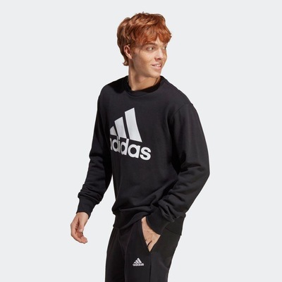 Blusão de Moletom sem Capuz adidas Big Logo - Masculino - Foto 6
