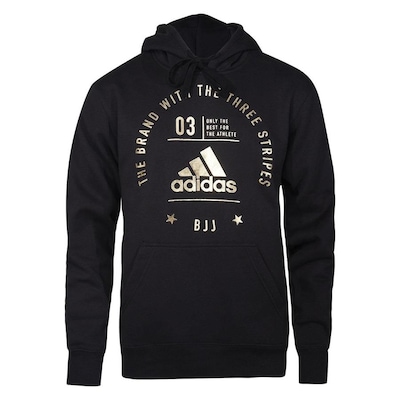 Blusão de Moletom com Capuz adidas Community Line BJJ - Masculino - Foto 1