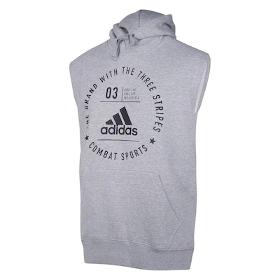 Camiseta Regata com Capuz adidas Community Line CS - Masculina - Foto 2