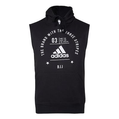 Camiseta Regata de Moletom com Capuz adidas Community Line JJ - Masculina - Foto 1