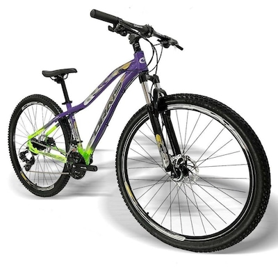 Bicicleta Aro 29 Drais Bi-Color - Freio Hidráulico - Câmbio Shimano - 24V - Feminina - Foto 1