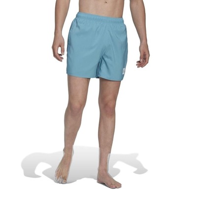 Shorts adidas Natação Solid Liso Clássico - Masculino - Foto 2