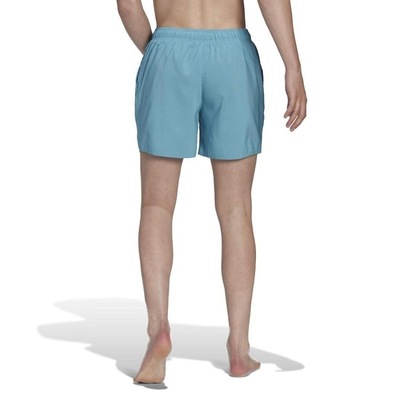 Shorts adidas Natação Solid Liso Clássico - Masculino - Foto 3