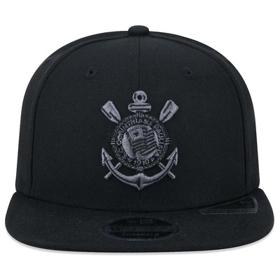 Boné Aba Reta New Era 9Fifty Original Fit Corinthians Futebol - Snapback - Adulto - Foto 2