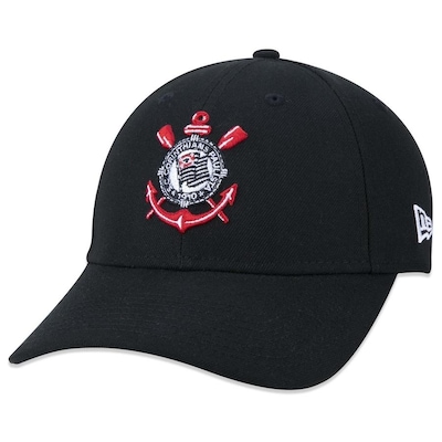 Boné Aba Curva New Era 9Forty Corinthians Futebol - Snapback - Adulto - Foto 1