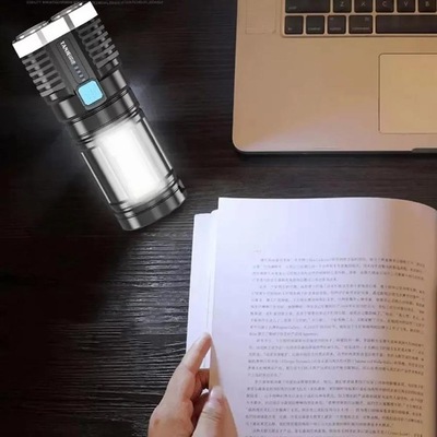 Lanterna Led DK 4 Núcleos Alto Brilho Longo Alcance Ultra Iluminação UBS - Foto 6