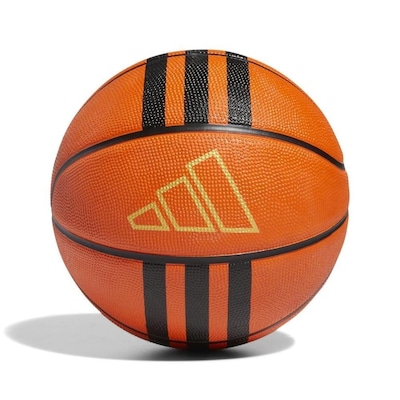 Bola de Basquete adidas 3-Stripes Rubber X3 - Foto 1