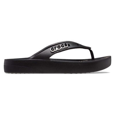 Chinelo Crocs Classic Plataform Flip - Feminino - Foto 1