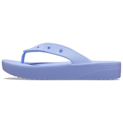 Chinelo Crocs Classic Plataform Flip Moon Jelly - Feminino - Foto 2