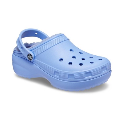 Sandália Crocs Classic Plataform Lined Clog - Feminino - Foto 5