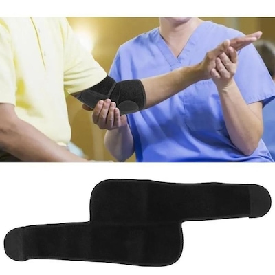 Cotoveleira Elástica Ajustável DK Elbow Wrap Protetor de Cotovelo Tensor com Alta Compressão - Foto 4