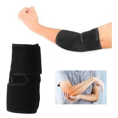 Cotoveleira Elástica Ajustável DK Elbow Wrap Protetor de Cotovelo Tensor com Alta Compressão - Foto 1