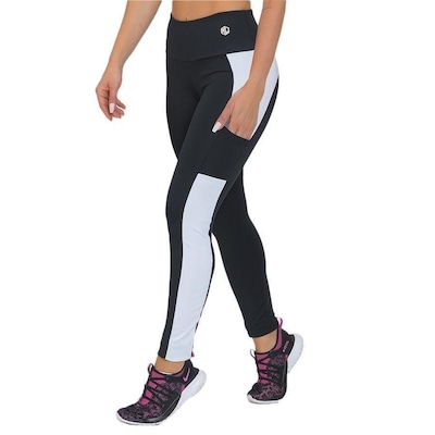 Calça Legging Manalinda Recorte - Feminina - Foto 1