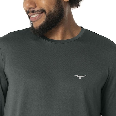 Camiseta Manga Longa Mizuno Nirvana New - Masculina - Foto 3