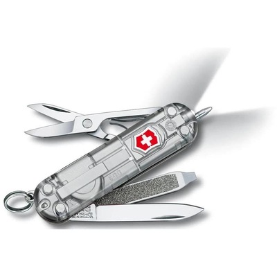 Canivete de Camping Victorinox Signature Lite Translúcido - Foto 5