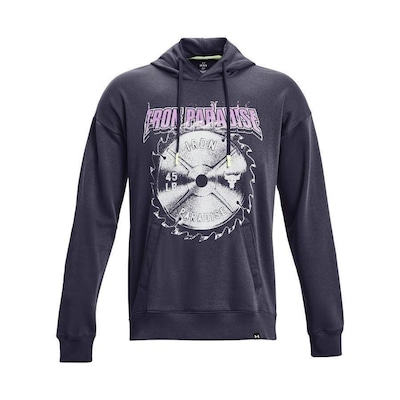 Blusão de Moletom Under Armour Project Rock Dsrpl - Masculino - Foto 4