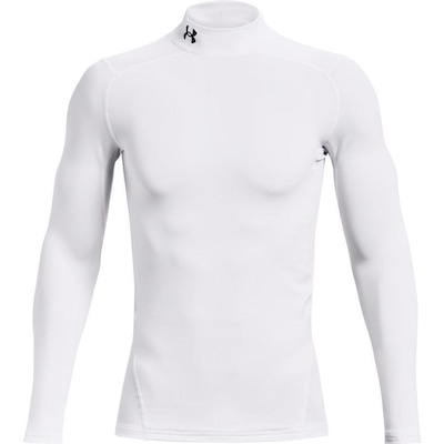 Camiseta Manga Longa Under Armour Comp Mock - Masculina - Foto 4