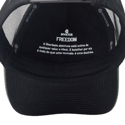 Boné Aba Curva Invictus Tático Choice Of Freedom American Trucker - Snapback - Adulto - Foto 5