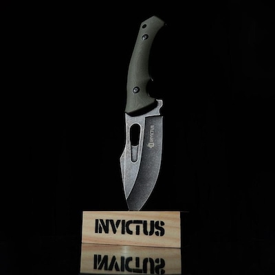 Faca Invictus Strong Lâmina Full Tang 106mm Drop Point - Foto 6