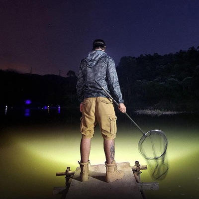 Lanterna de Cabeça SML 5 LED´s Super Forte Recarregável Resistente a Água - Foto 5