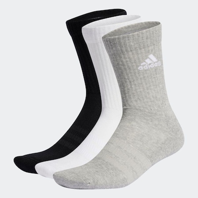 Kit de Meias Cano Alto adidas Amortecidas com 3 Pares - Adulto - Foto 3