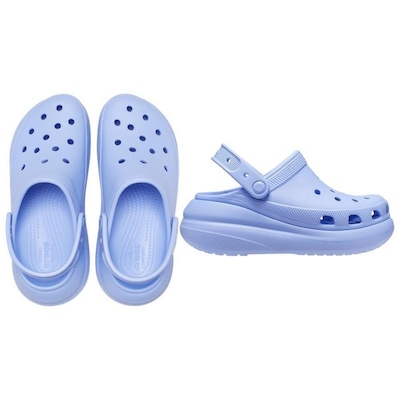 Sandália Crocs Classic Crush Platform Clog - Feminino - Foto 4