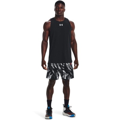 Shorts Under Armour Baseline 10 Print - Masculino - Foto 4