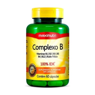 Complexo B 100% IDR Maxinutri - 60 Capsulas - Foto 4