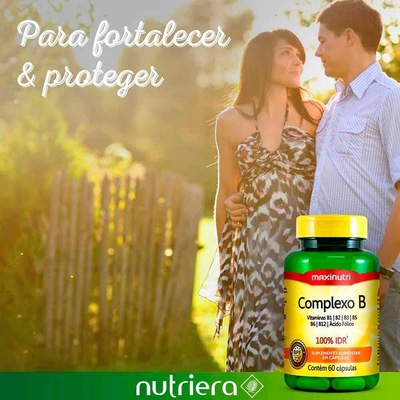 Complexo B 100% IDR Maxinutri - 60 Capsulas - Foto 5