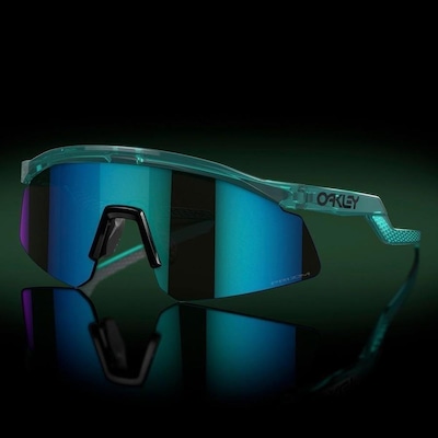 Óculos de Sol Oakley Unissex Hydra Trans Artic Surf Prizm Sapphire - Foto 3