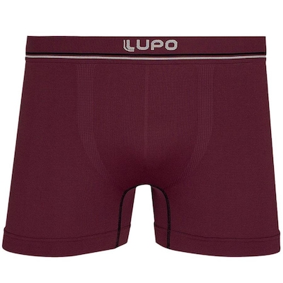 Kit Cuecas Boxer Lupo Microfibra Sem Costura - 2 Unidades - Adulto - Foto 1