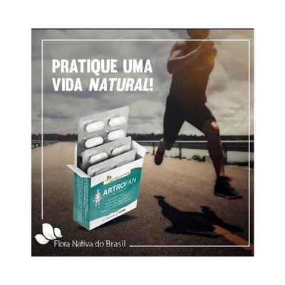Kit Colágeno Tipo 2 Flora Nativa Artrofan 500mg - 30 cápsulas - 2 unidades - Foto 2