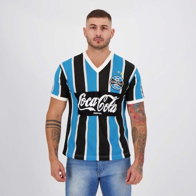 Camisa do Grêmio Retrô 1989 N° 8 Futfanatics - - Masculina - Foto 1