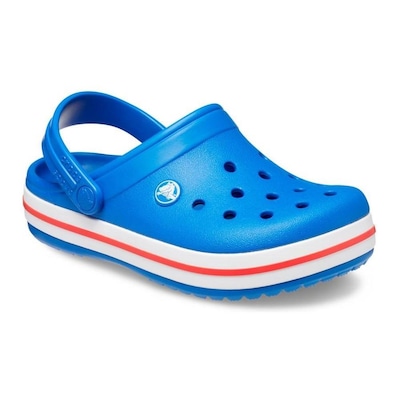 Sandália Crocs Crocband Clog Kids Bolt - Infantil - Foto 5