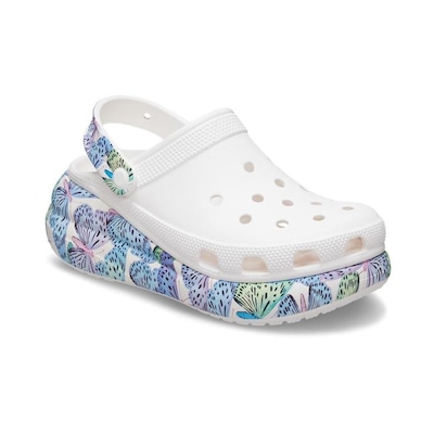Chinelo Crocs Classic Crush Butterfly Clog - Unissex - Foto 4