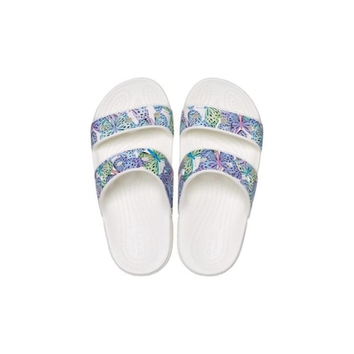 Chinelo Slide Crocs Classic Butterfly Sandal - Infantil - Foto 2