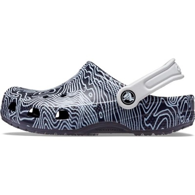 Sandália Crocs Classic Topographic Clog Deep - Infantil - Foto 2