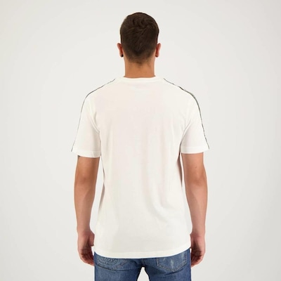 Camiseta adidas 3 Listras Militar - Masculina - Foto 3