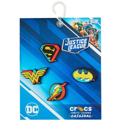 Kit de Acessórios para Sandália Crocs Jibbitz Liga da Justiça - 5 Unds - Foto 2