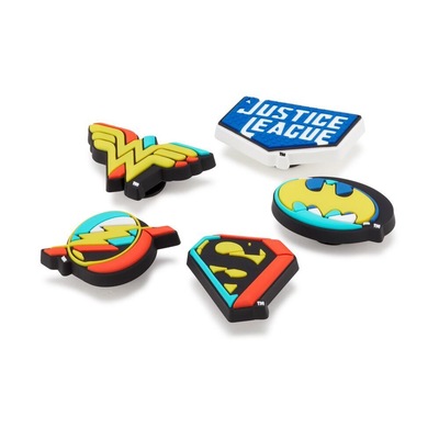 Kit de Acessórios para Sandália Crocs Jibbitz Liga da Justiça - 5 Unds - Foto 1