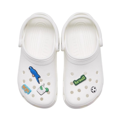 Kit de Acessórios para Sandália Crocs Jibbitz Coleção Wanderlust Brazil - 5 Unds - Foto 2