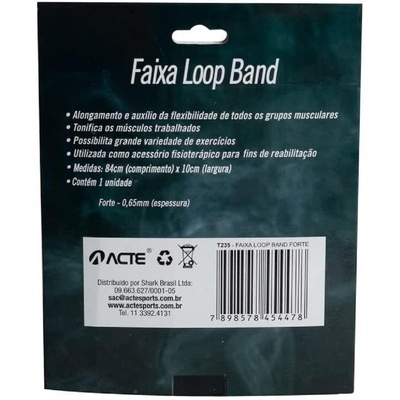 Faixa Elástica Acte Sports T235 Loop Band - Tensão Forte - Foto 5