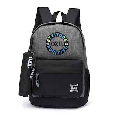 Kit Mochila Ozil com Estojo Reforçado - Foto 1