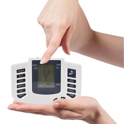 Massageador Muscular DK Profissional Tens Eletroestimulador Portátil - Foto 6
