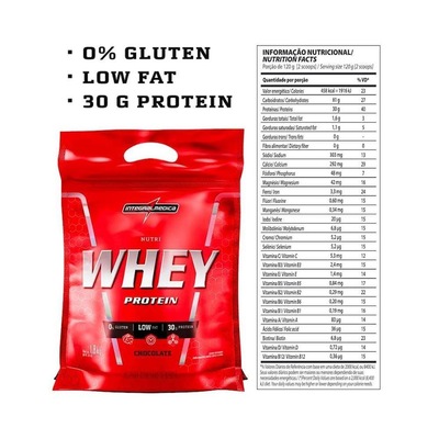 Nutri Whey Protein Integralmédica Pouch - 907g - Foto 2