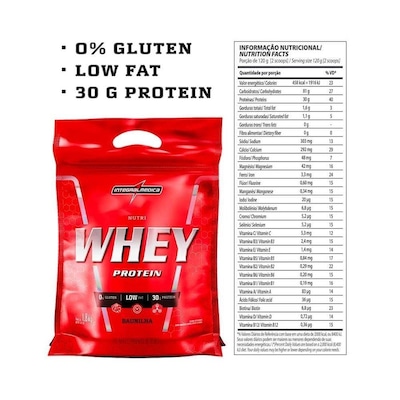 Nutri Whey Protein Integralmédica Pouch - 907g - Foto 2