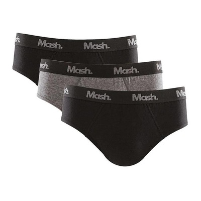 Kit Cuecas Slip Mash Algodão Elástico Conforto - 3 unidades - Adulto - Foto 1