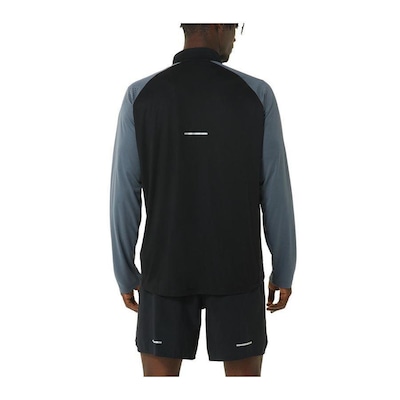 Camiseta de Manga Longa Asics Icon 1/2 Zip - Masculina - Foto 2