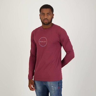 Camiseta Hurley Manga Longa Inside - Masculina - Foto 2